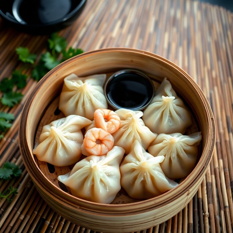 Bouchées vapeur aux crevettes