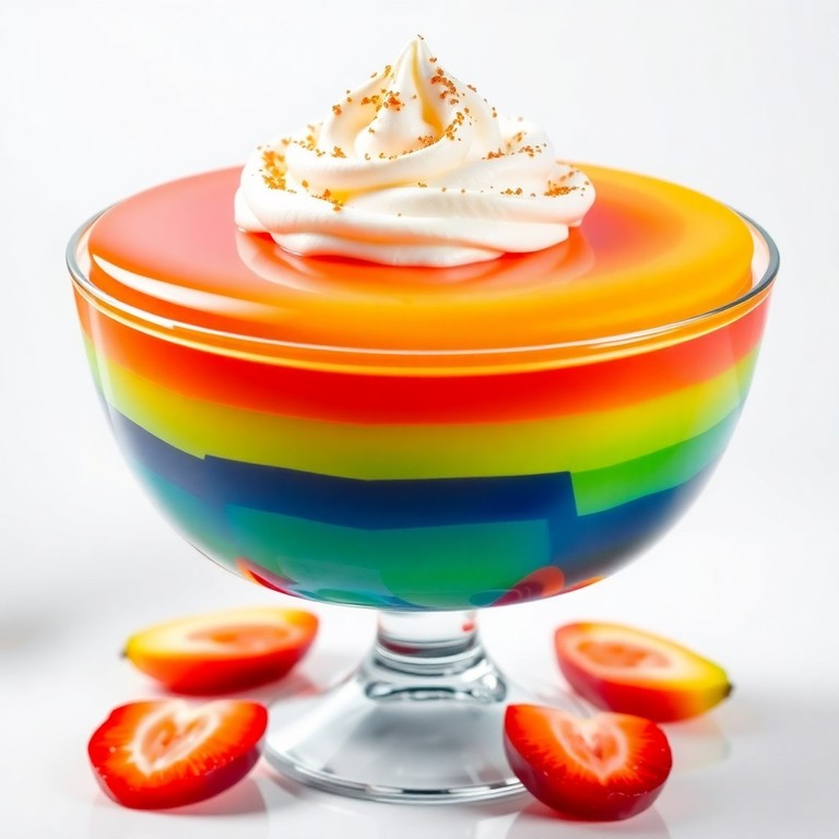 Princess's Rainbow Gelatin Delight