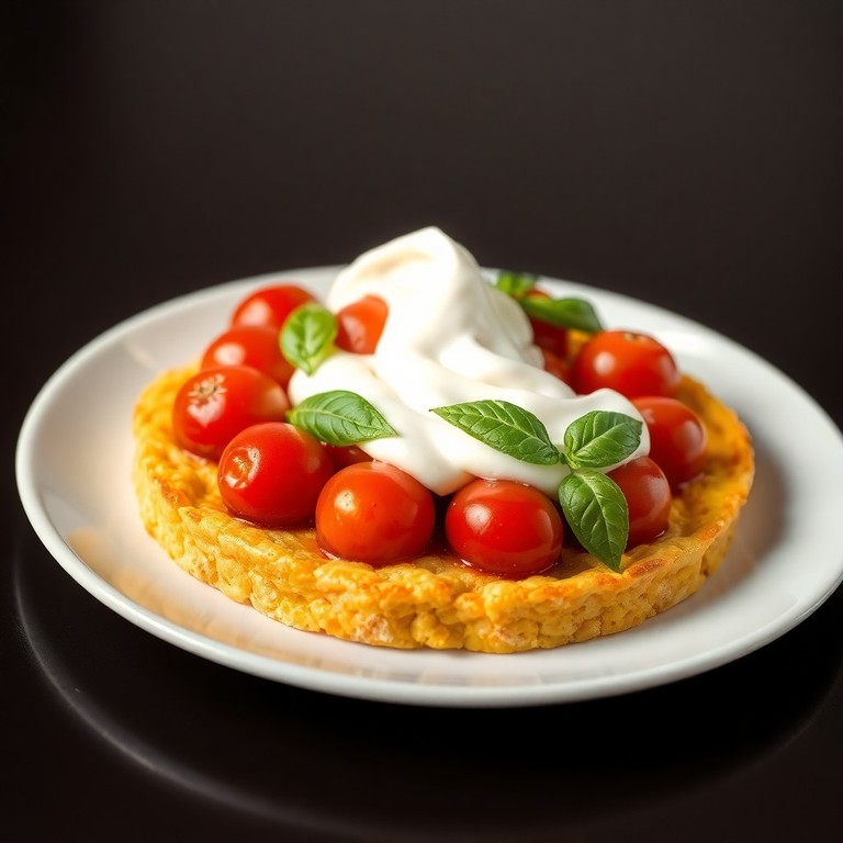 Tarte fine aux tomates cerises et chèvre frais