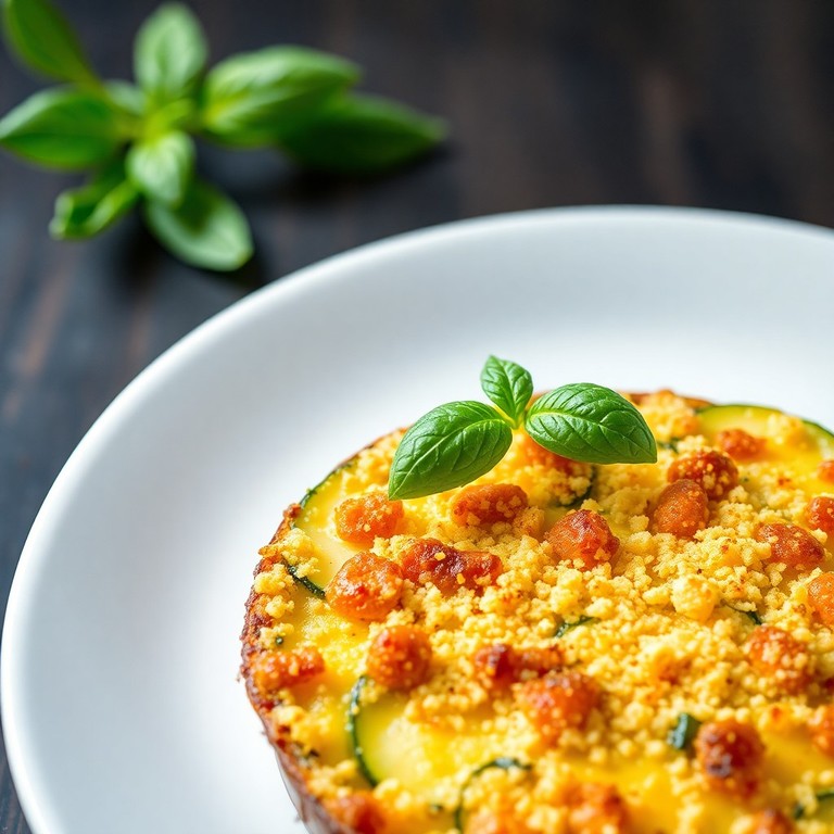Gratin de courgettes au parmesan et basilic