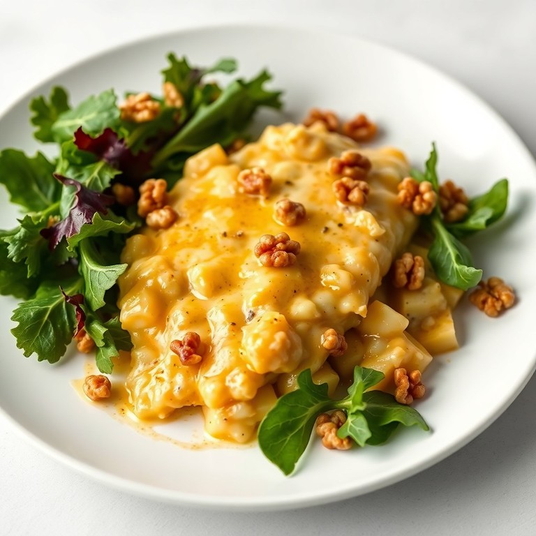 Brandade de Morue Maison et Salade de Mâche aux Noix