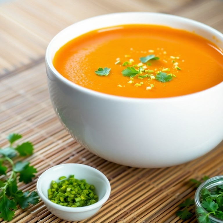 Potage Thaï Carotte, Céleri et Coco-Amande