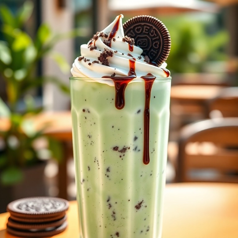 Мятный молочный коктейль Oreo