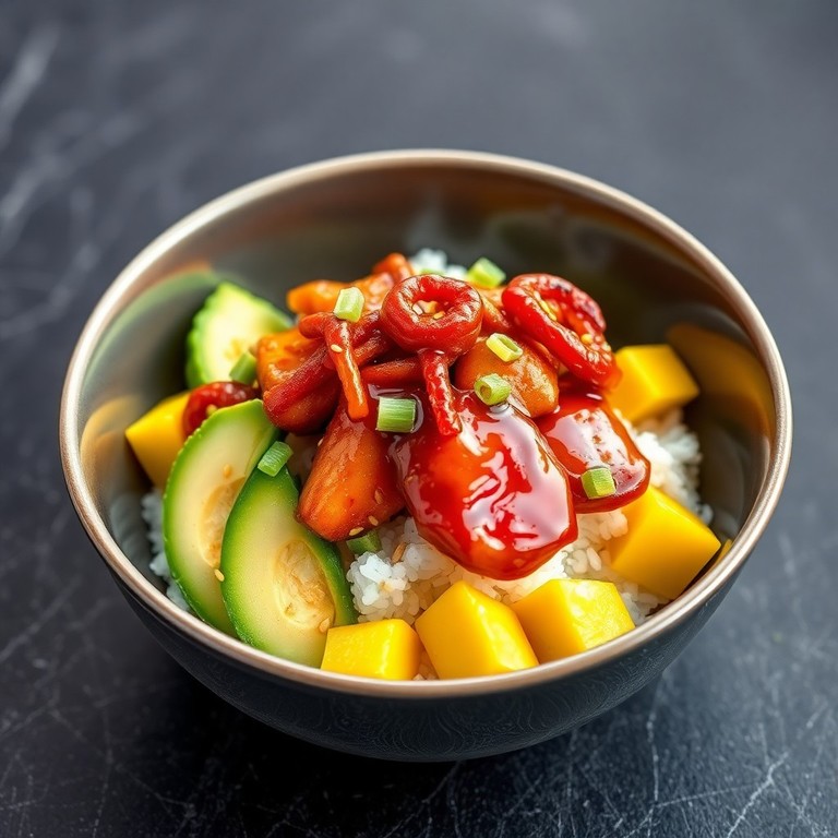 Poke Bowl Teriyaki Exotique au Poulet