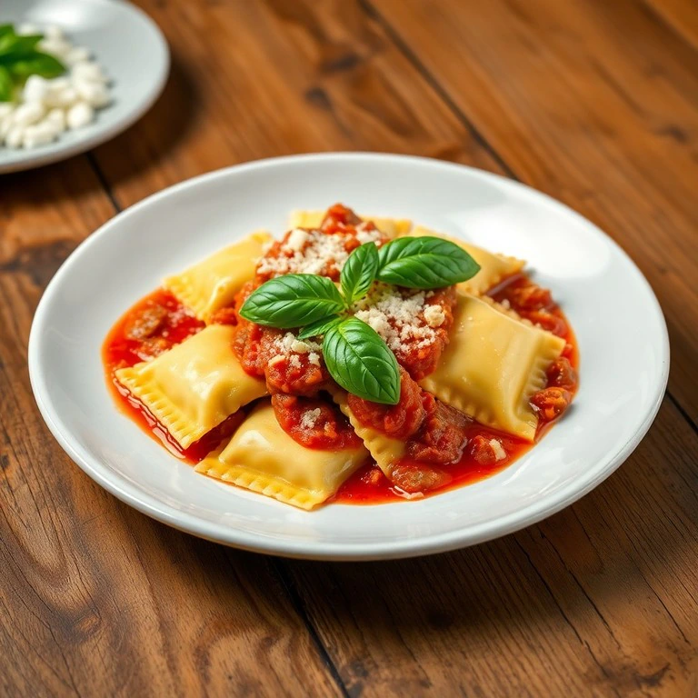 Ravioli de Calabresa com Molho Rústico - Mr. Cook