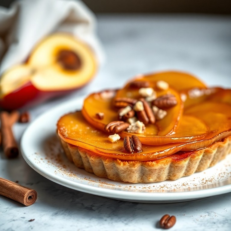 Tarte Tatin Amande-Datte aux Pommes Caramélisées