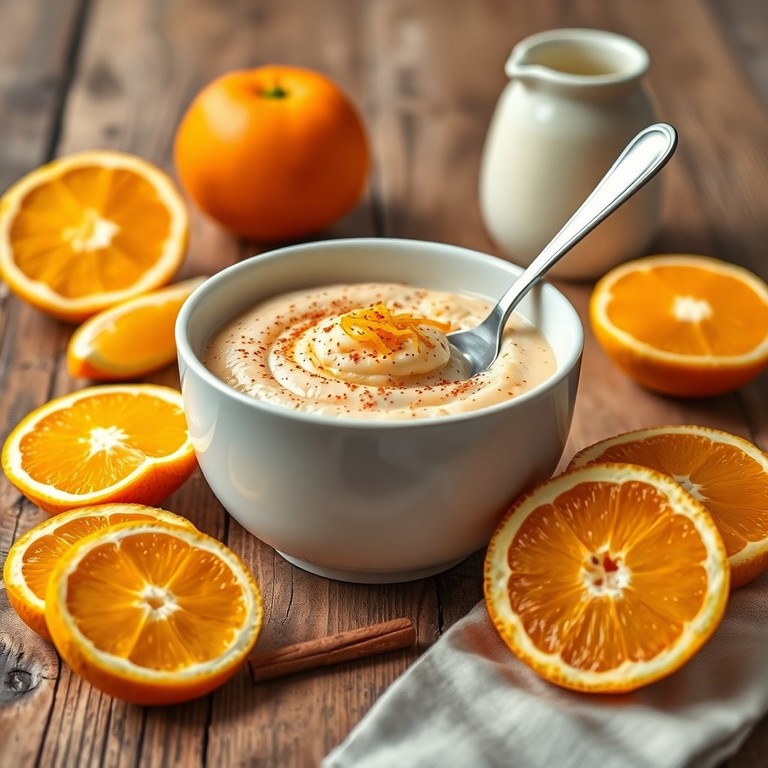 Mingau Cremoso de Laranja com Mucilon