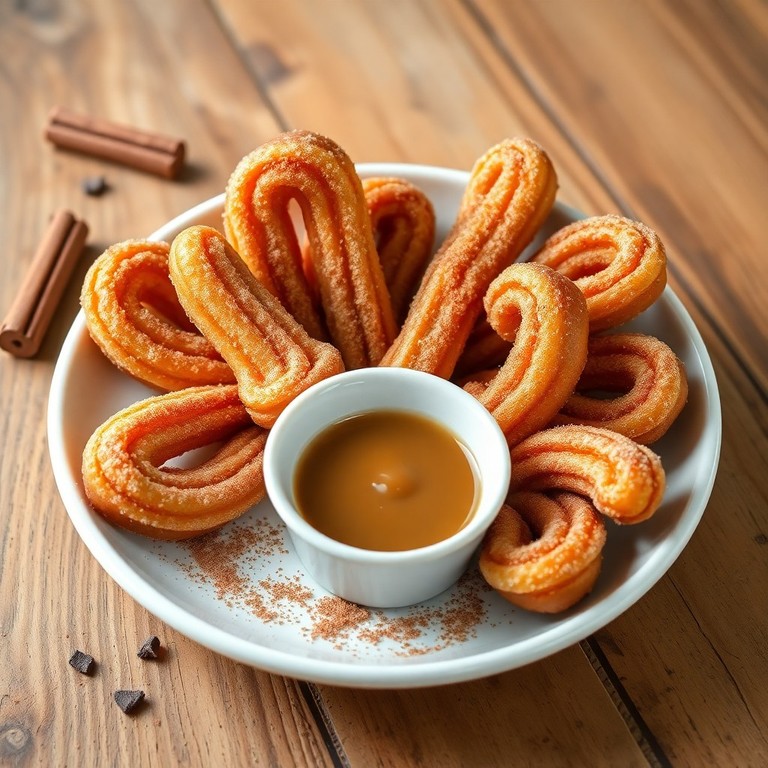 Mini Churros Crocantes com Doce de Leite Condensado