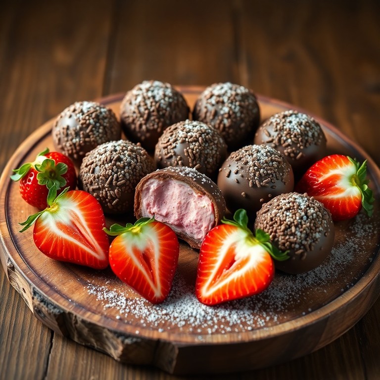 Brigadeiro de Morango Proteico