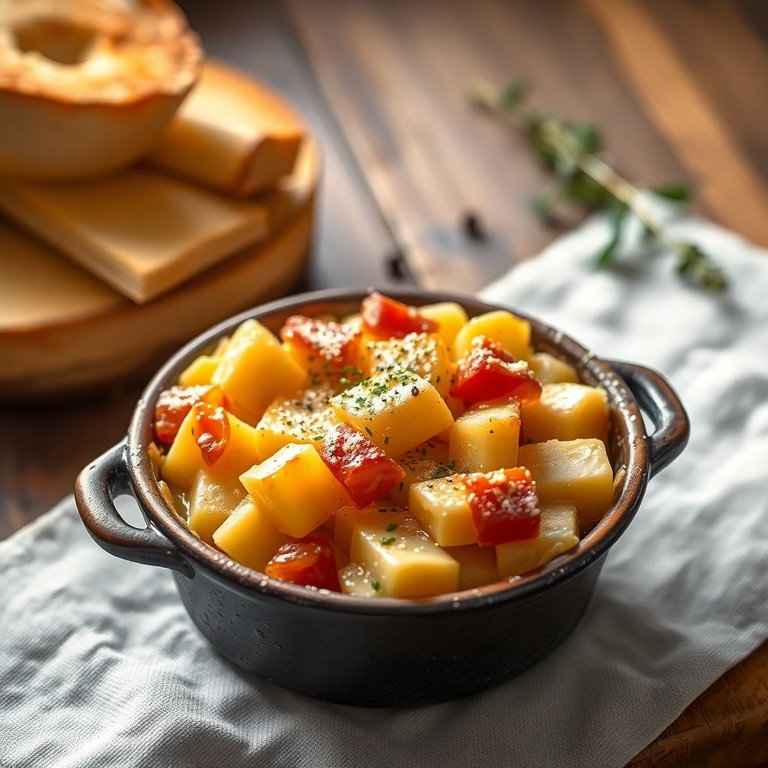 Gratin de Crozets au Fromage et Jambon de Montagne