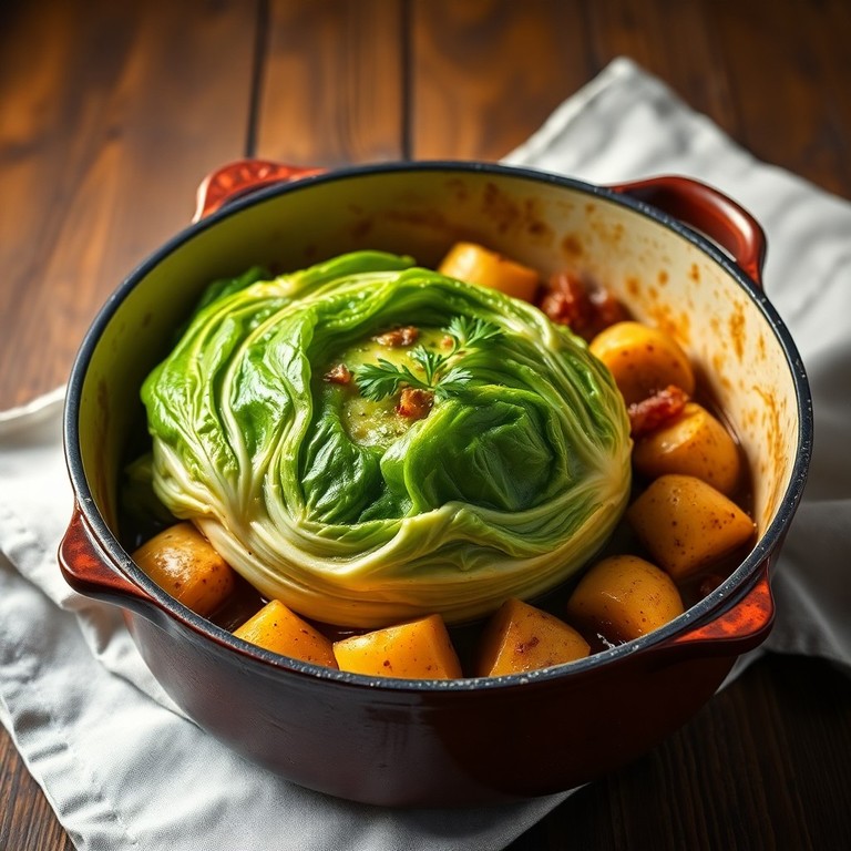 Chou Pointu Braisé à l'Alsacienne