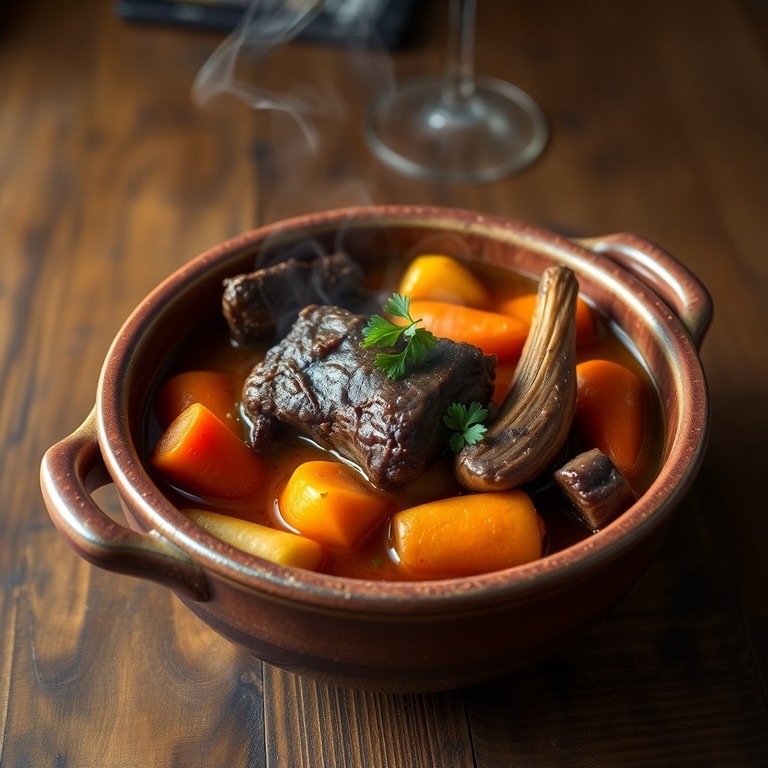 Pot-au-feu traditionnel, légumes racines et os à moelle