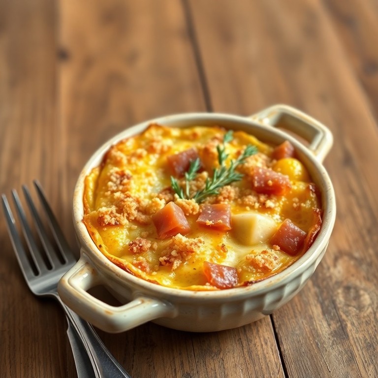 Gratin de Crozets au Fromage et Jambon de Montagne, Version Express