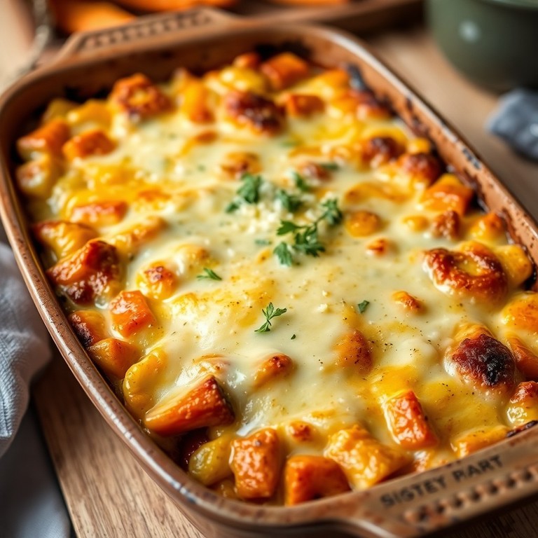 Gratin de légumes d’hiver et béchamel légère