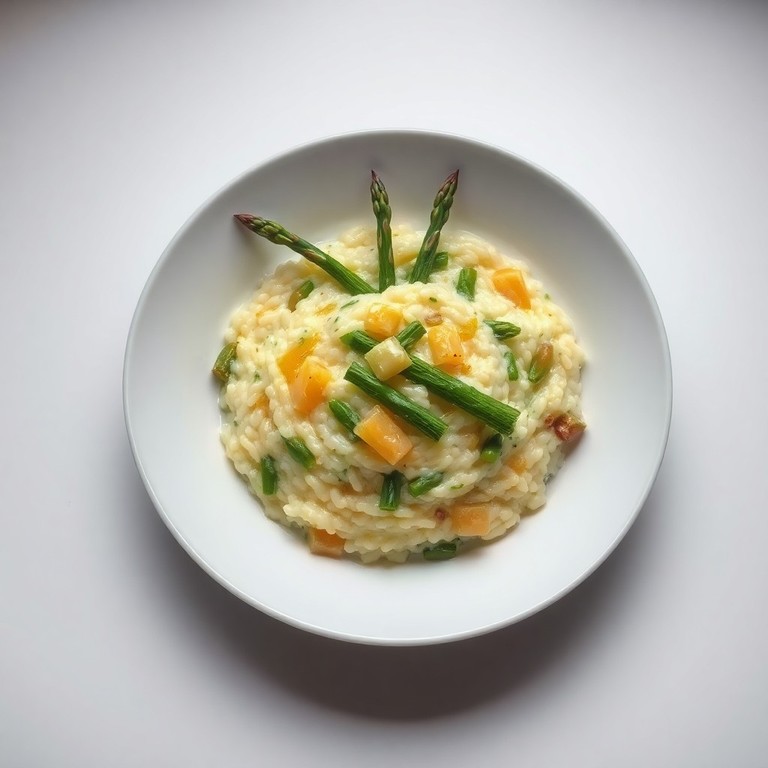 Risotto aux asperges et citron confit
