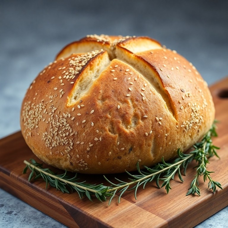 Pan de Lino y Arroz con Hierbas Provenzales y Proteína (Sin Gluten)