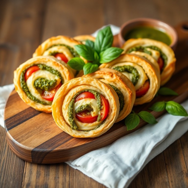Pesto-Tomaten-Schnecken