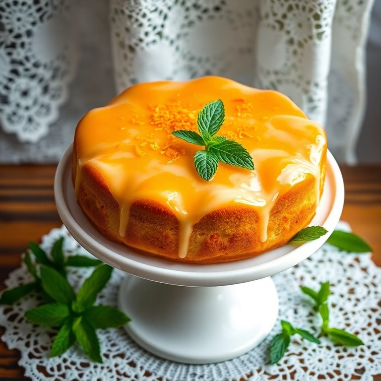 Gâteau à la Clémentine et Nappage Éclatant