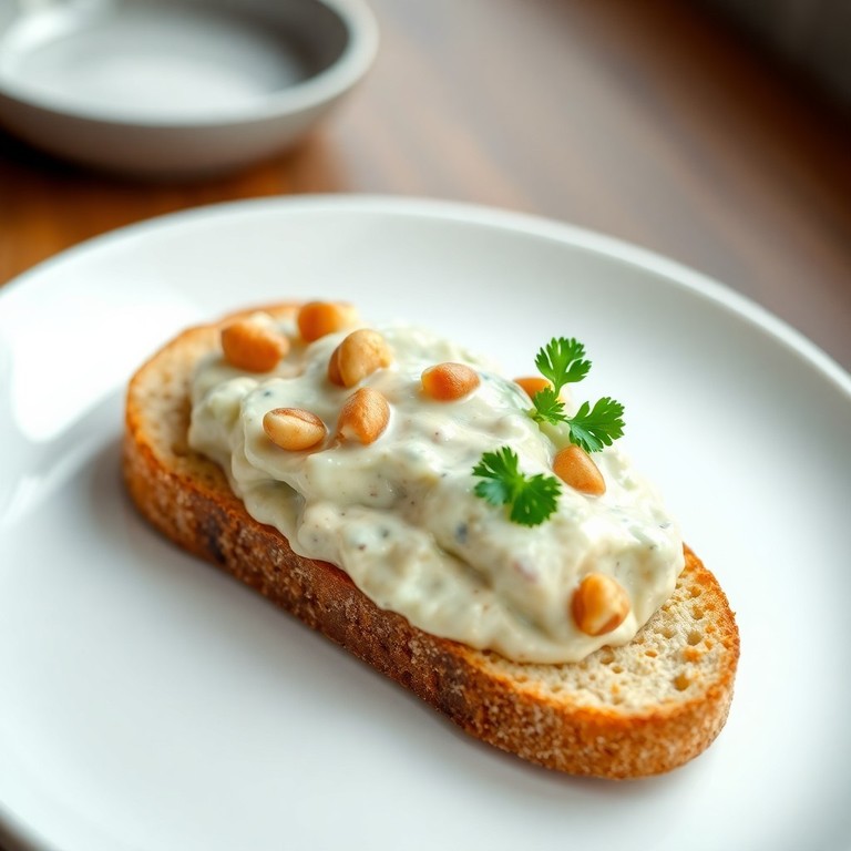 Rémoulade de céleri et noisettes sur pain suédois