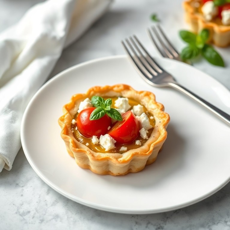 Mini tartelette tomate-moutarde ancienne