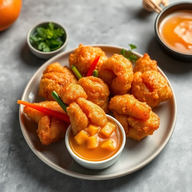 Bouchées exotiques de tempura aux légumes