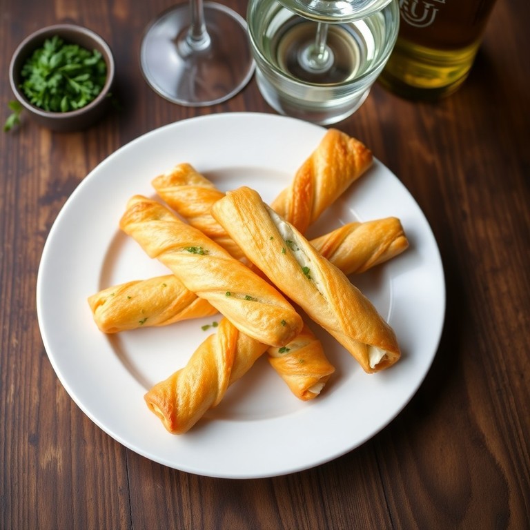 Torsades feuilletées au fromage et herbes