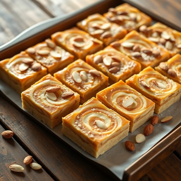 Almond Swirl Sugar Cookie Bars