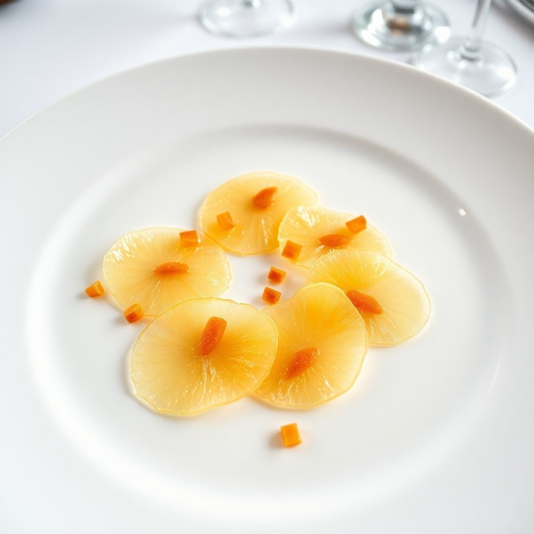 Carpaccio d’ananas vanillé