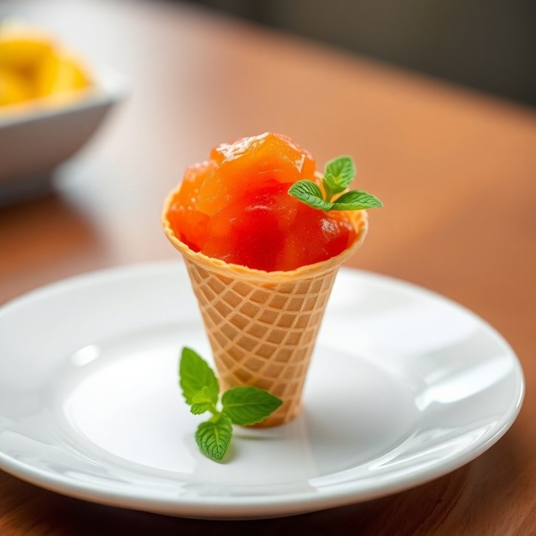 Sorbet Minute en Petit Cornet