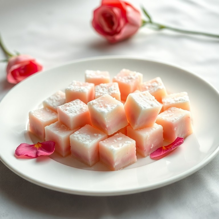 Loukoums maison parfumés à la rose