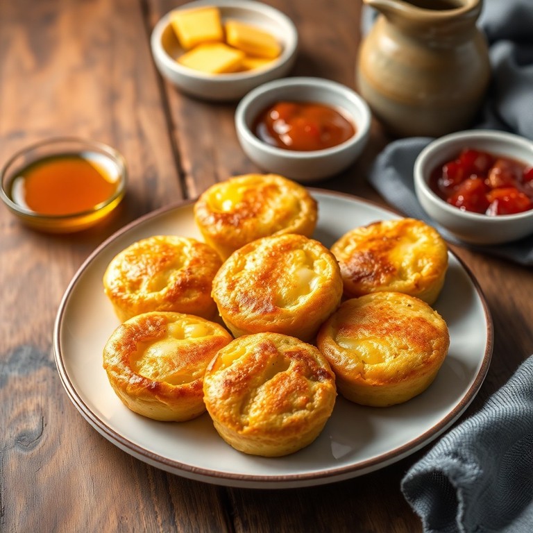 Mini Bolinhos de Tapioca e Queijo