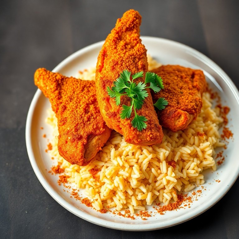 Frango Indiana com Crosta de Doritos