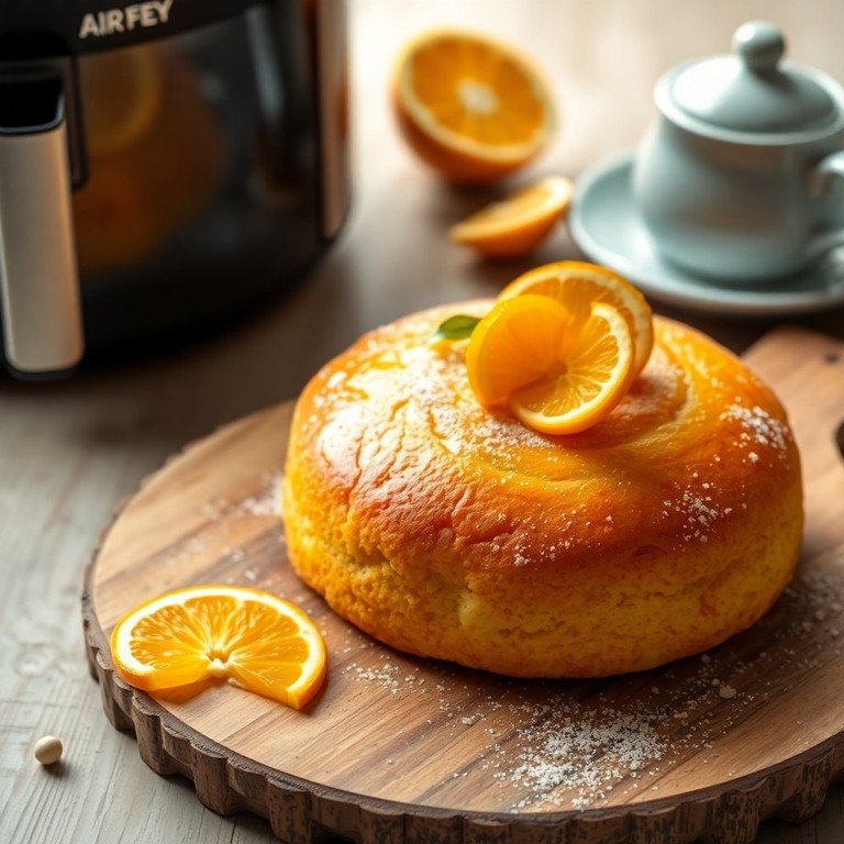 Bolo de Laranja Express na Airfryer