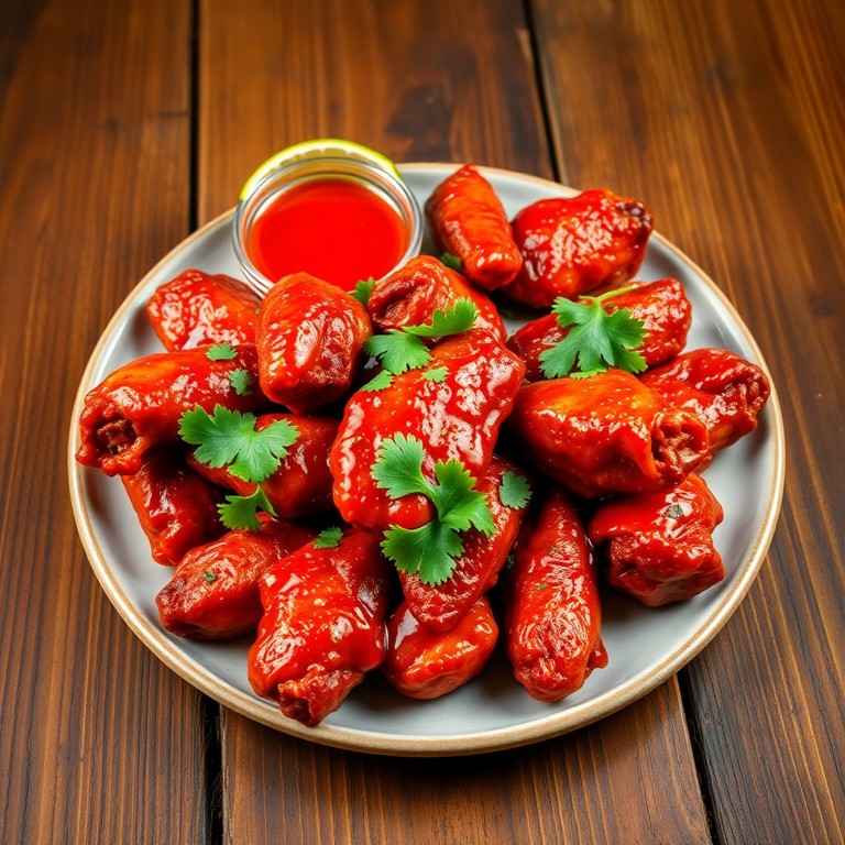 Острые куриные крылышки 'Вулкан'