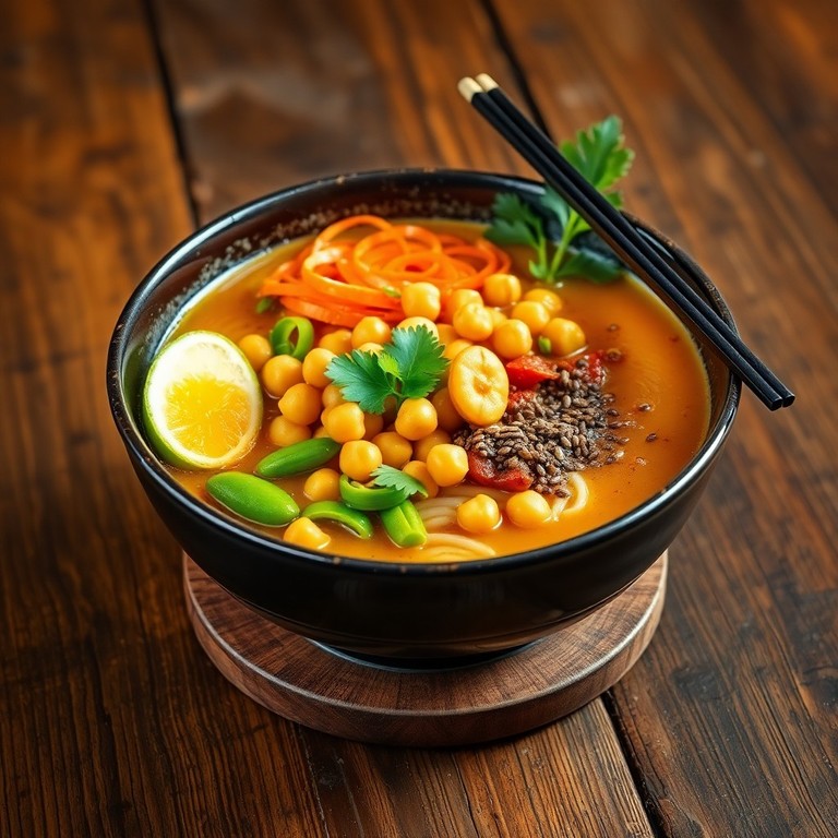 Vegane Miso-Ramen mit Protein-Boost