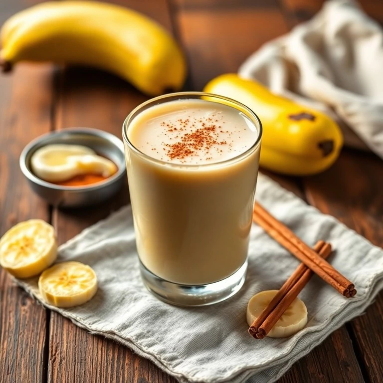 Ghee-Infused Banana Milk