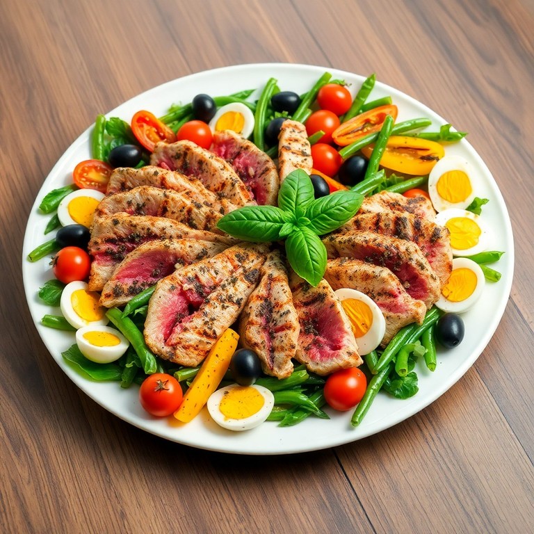 Salade Niçoise Grillée Méditerranéenne