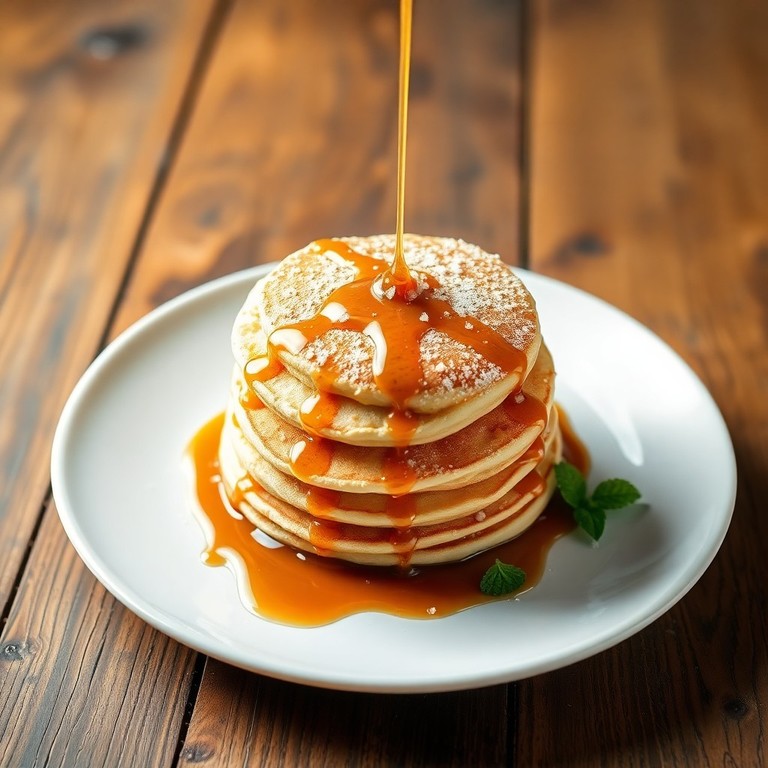 Soufflé Pancake Japonais au Caramel
