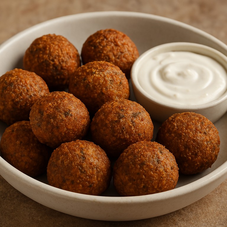 Falafels maison & sauce serrée