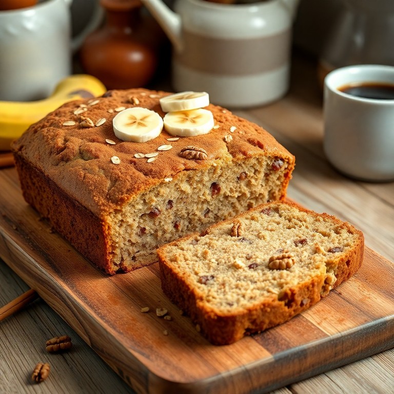 Bolo Integral de Banana, Aveia e Canela