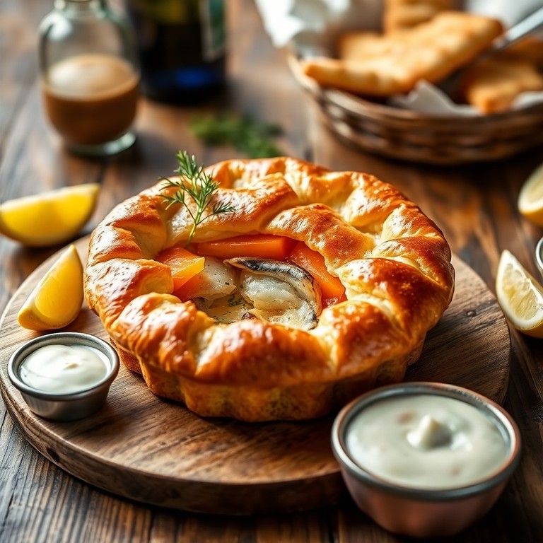 Smoked Salmon, Tuna, Cod & Herring Fisherman's Pie