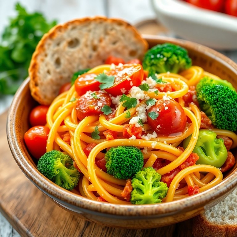 Vegetarische Pasta Primavera