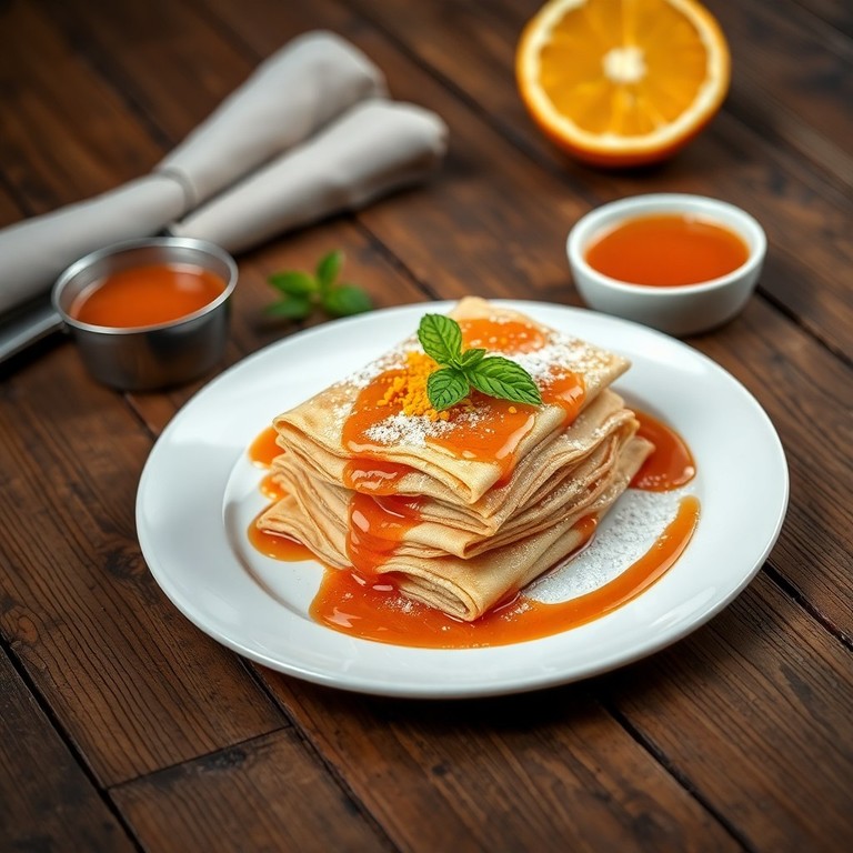 Crêpes Suzette à la Poêle