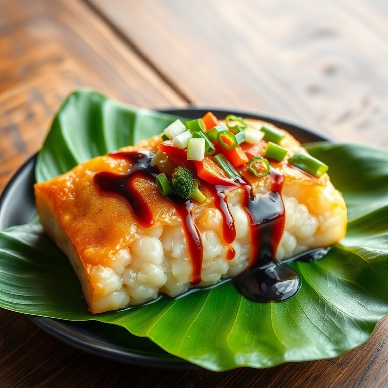 Tapioca Oriental com Arroz e Legumes