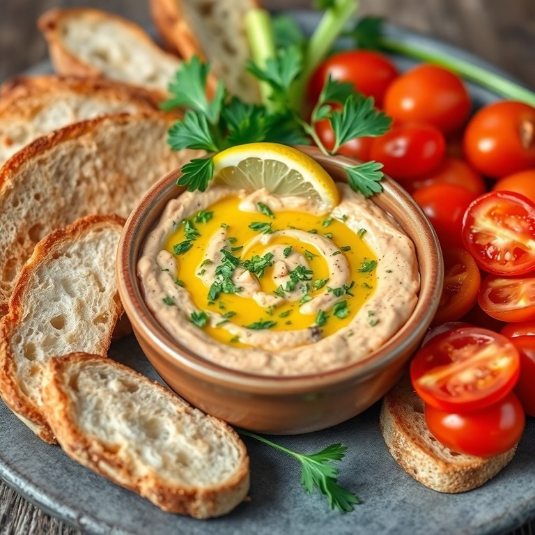 Kräuter-Knoblauch-Würzöl-Dip Mediterran