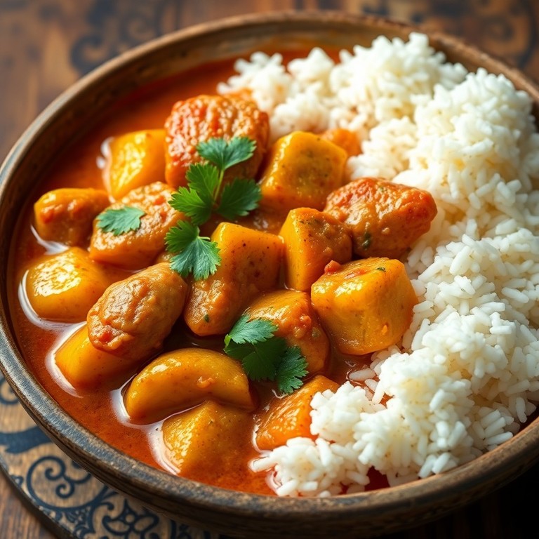 Ensopado de Frango com Coco e Batata à Brasileira