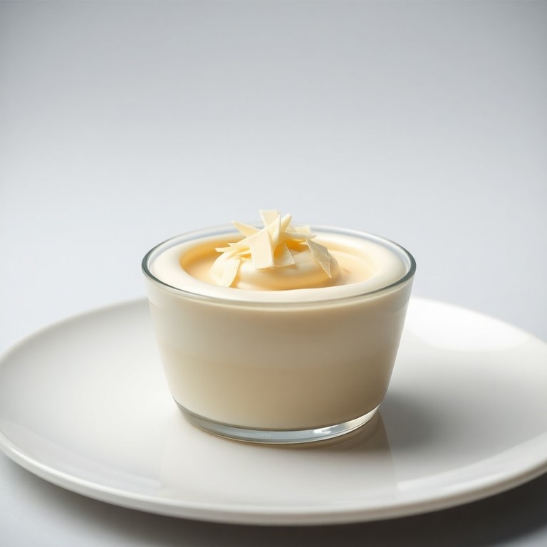 Mousse aérienne de chocolat blanc et chou-fleur au Thermomix