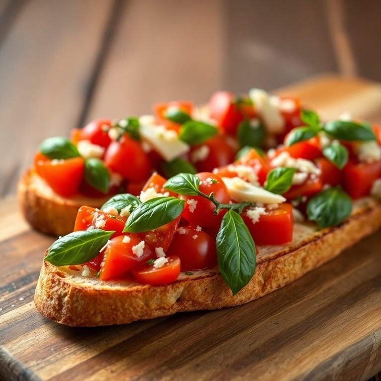 Hausgemachte Pane Carasau Bruschetta