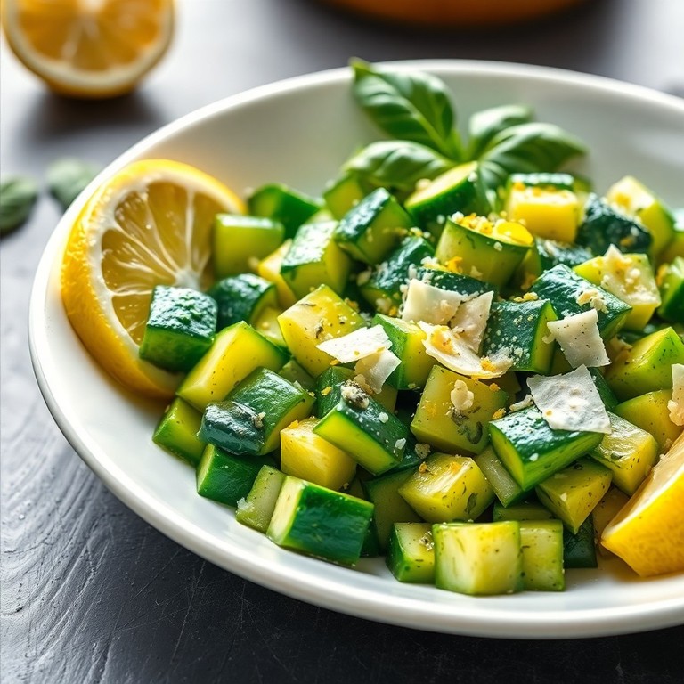 Courgettes au Basilic et Zest de Citron