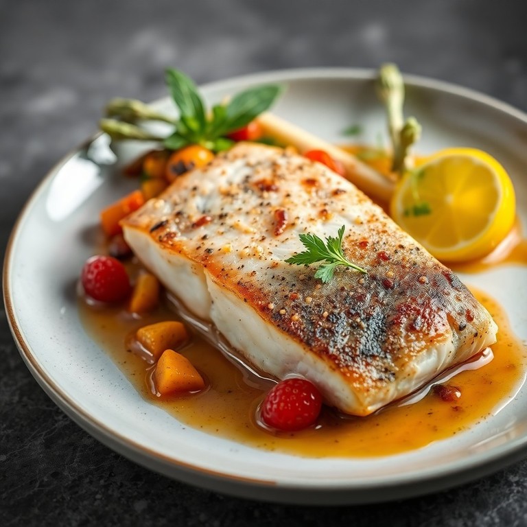 Dorade mit Leipziger Allerlei und Zitronen-Spargel